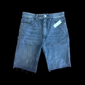 *NWT* Anthropologie Pilcro Bermuda Denim Shorts – Black – Size 27